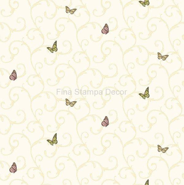 papel de parede estampa borboletas