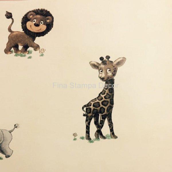 papel de parede infantil selva