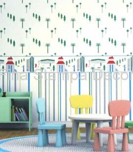 Papel de Parede Infantil Árvores - Imagem 2