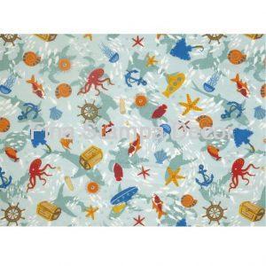 Tecido Infantil Fundo do Mar