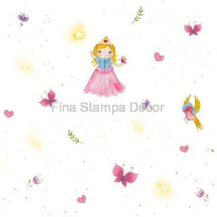 PAPEL DE PAREDE INFANTIL PRINCESA