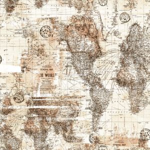 Papel e Parede Mapa Mundi