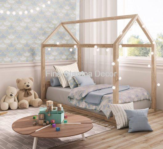 Tecido Infantil Barquinhos Azuis - Imagem 2