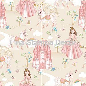 Tecido Infantil Estampa Princesas