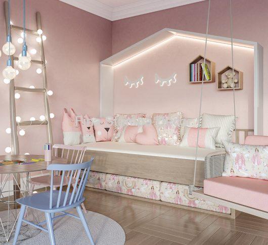 Tecido Infantil Estampa Princesas - Imagem 2