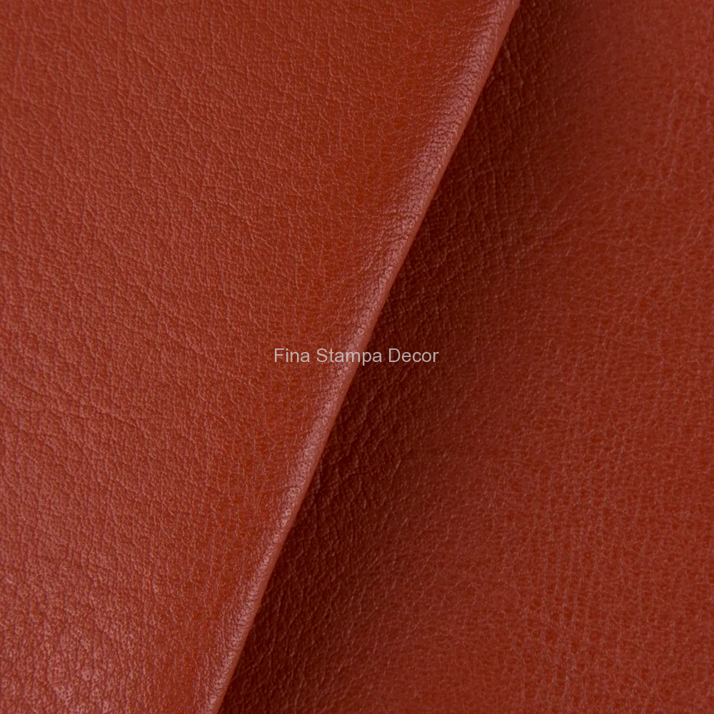 couro ecológico cor terracota