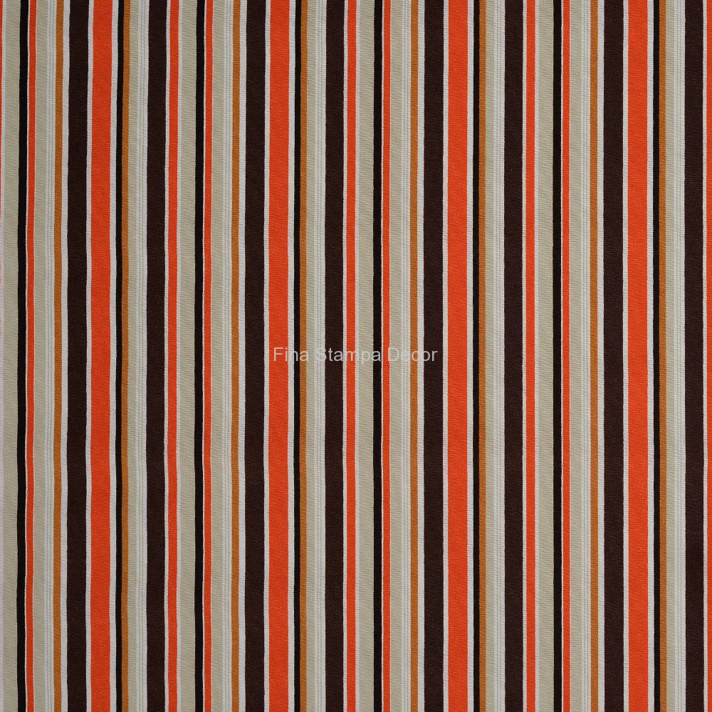 tecido impermeável listrado laranja