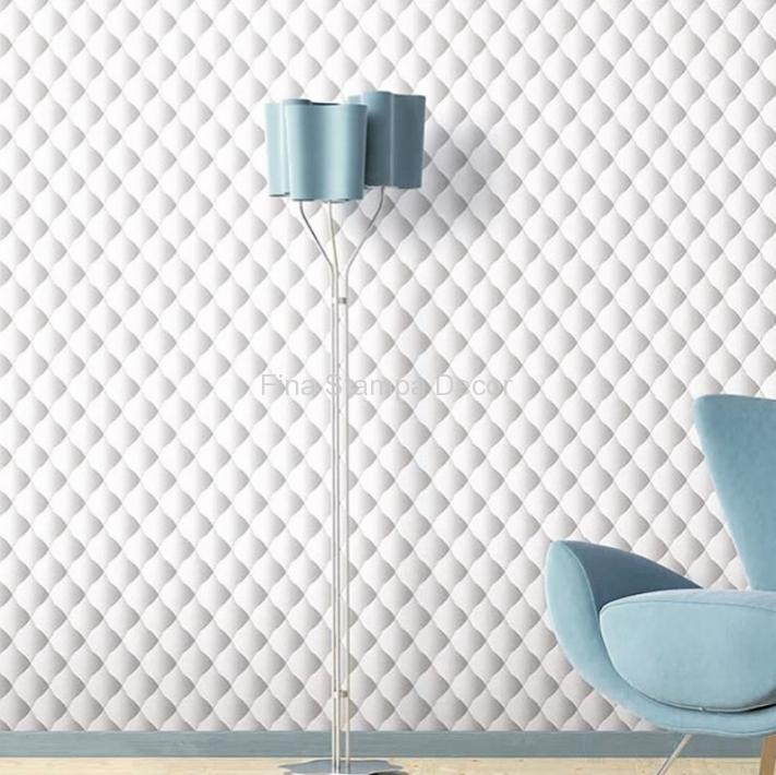 Papel de Parede Geométrico Capitonê - Imagem 2