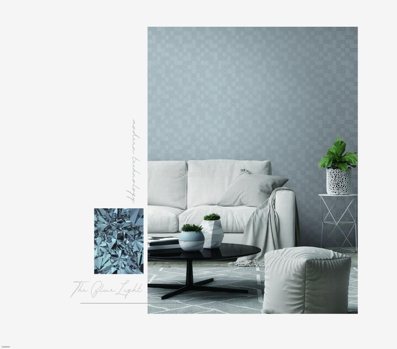 Papel de Parede Geométrico Acinzentado - Imagem 2