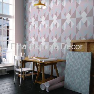 Papel de Parede Geométrico 3D