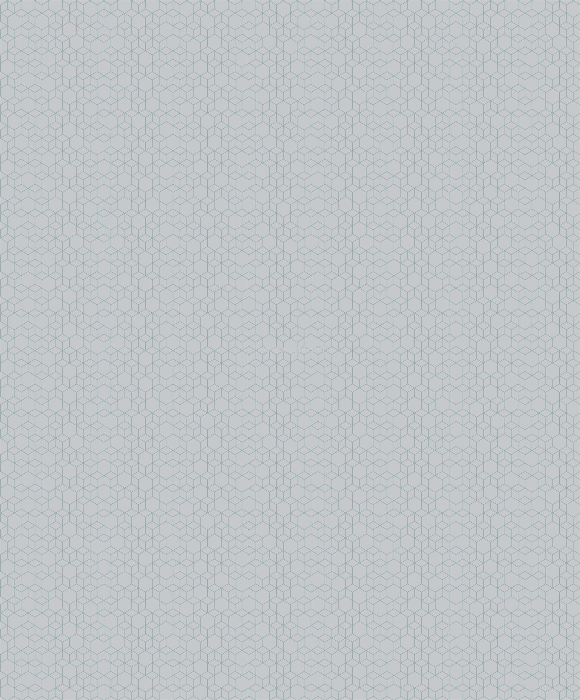 papel de parede cubos prata