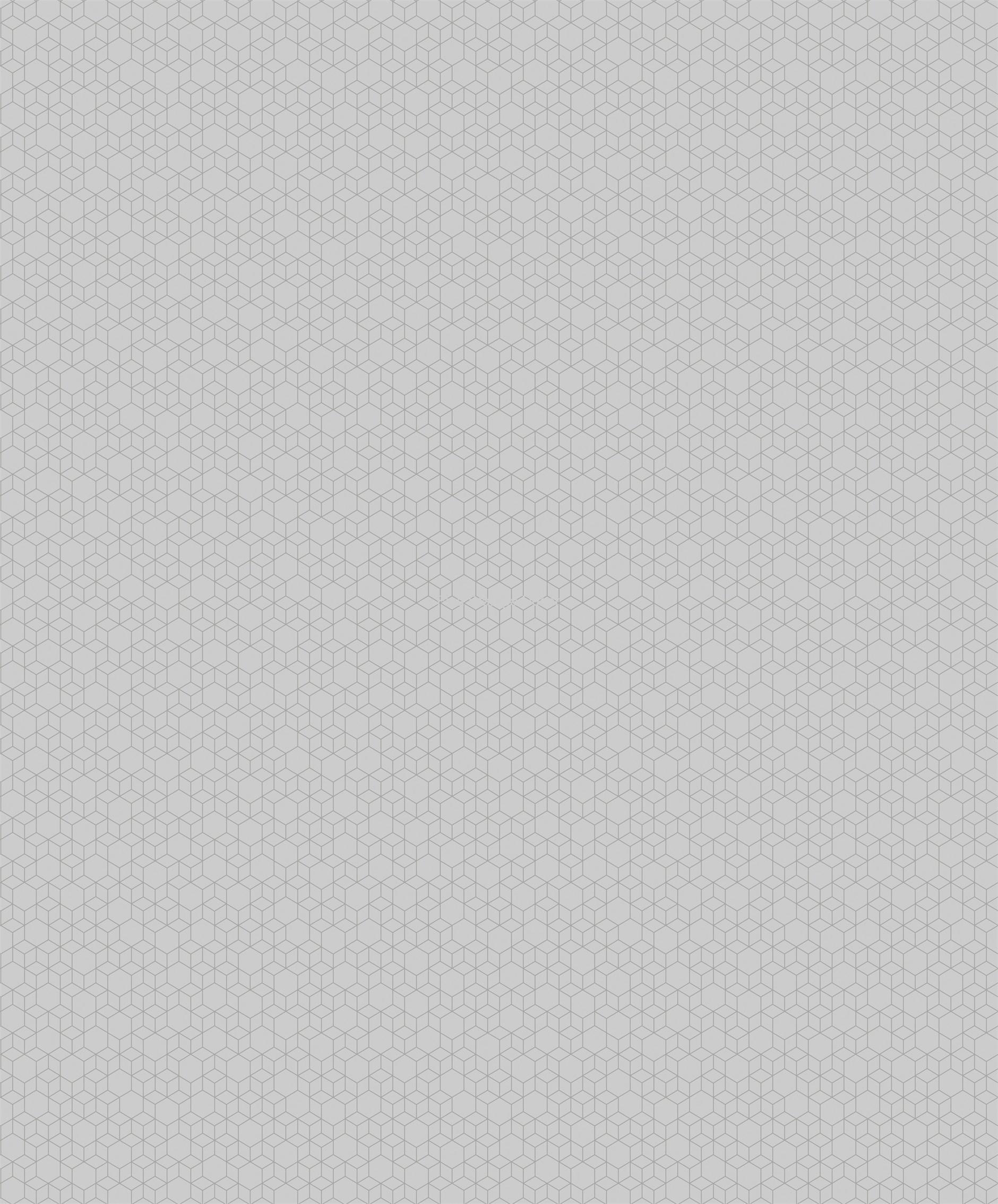 papel de parede cubos cinza