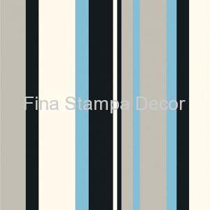 Papel de Parede Listrado Azul