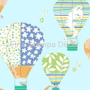 Papel de Parede Infantil Balões