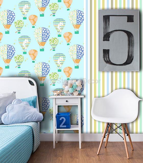 Papel de Parede Infantil Balões - Imagem 2