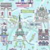 papel de parede infantil Paris