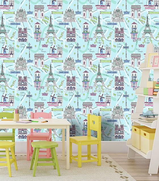 Papel de Parede Infantil Paris - Imagem 2