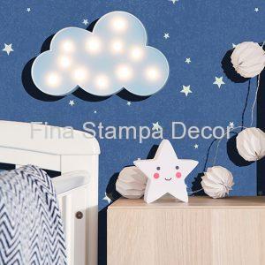 Papel de Parede Infantil Estrelas