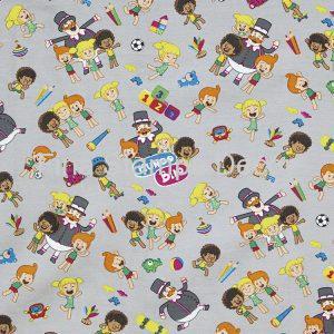 Tecido Infantil Mundo Bita