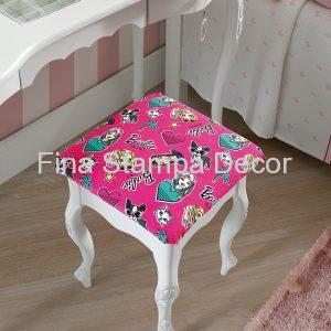 Tecido Infantil Pink Barbie