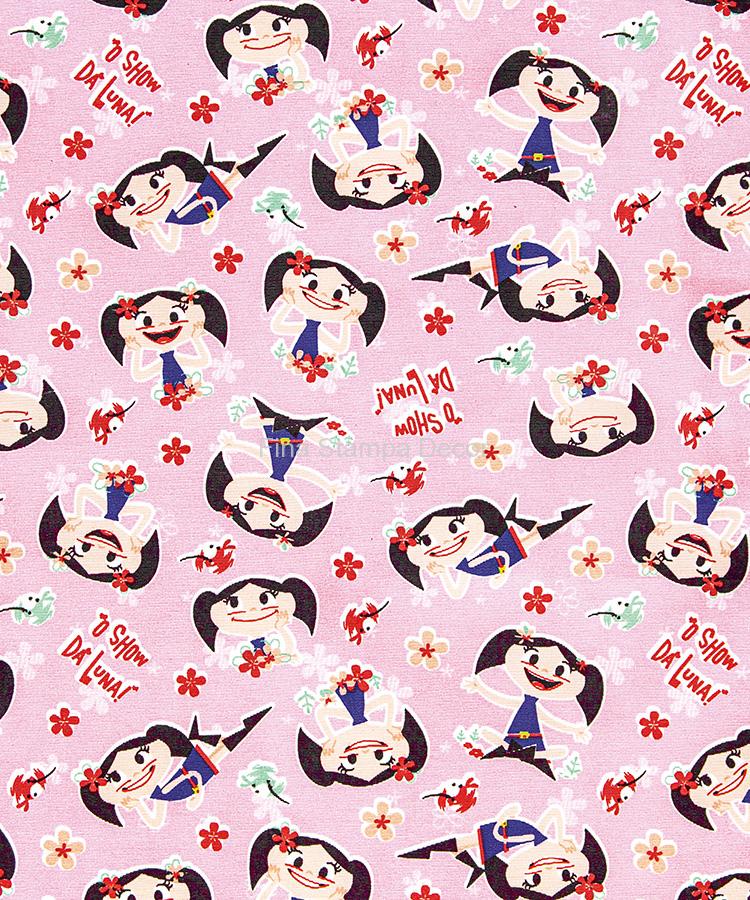 tecido infantil show da luna