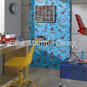 Tecido Infantil Azul Superman