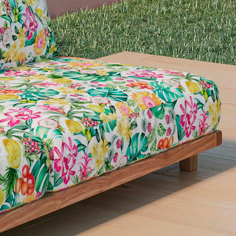 Tecido Impermeável Frutas e Flores - Imagem 2