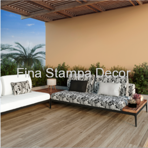 Tecido Impermeável Folhas Pretas