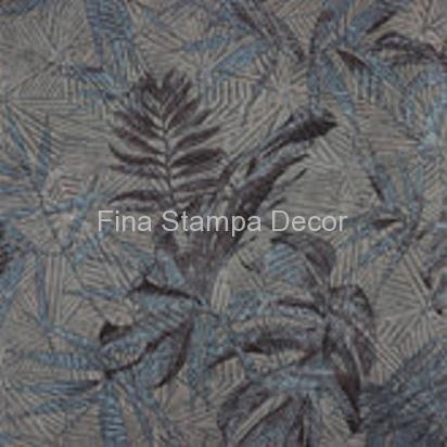 papel de parede azulado folhas