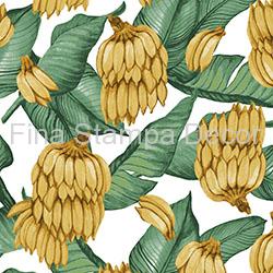 tecido impermeável bananas amarelas