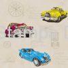 papel de parede vintage carros