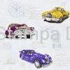 papel de parede carros vintage