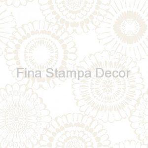 Papel de Parede Marfim Mandala