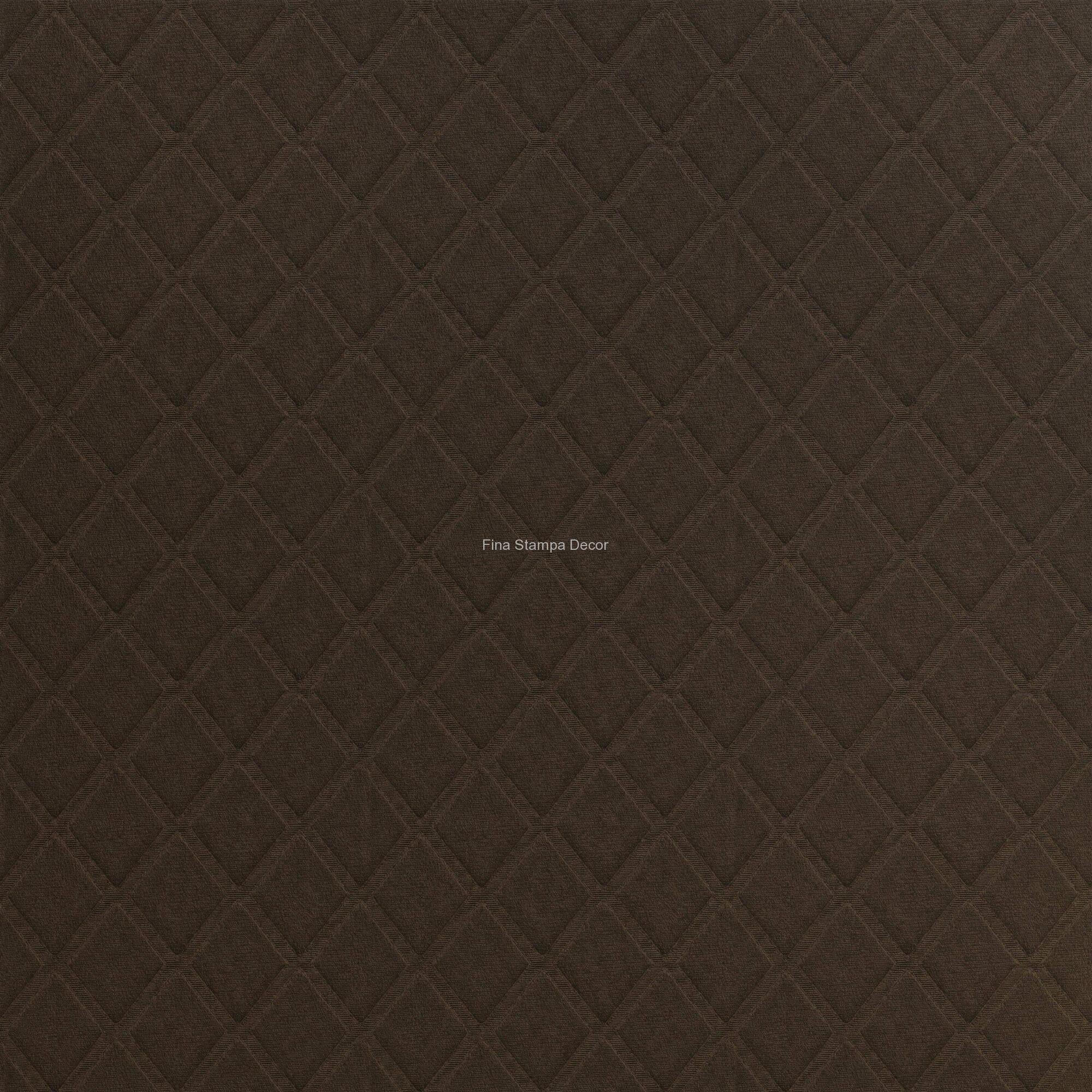 tecido veludo marrom losangos