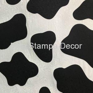 Tecido Estampa Vaquinha Preta