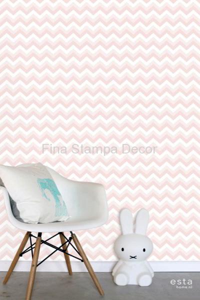 Papel de Parede Wave Rosa - Imagem 2