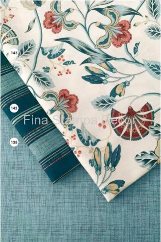 Tecido estampado Branco Floral - Imagem 2