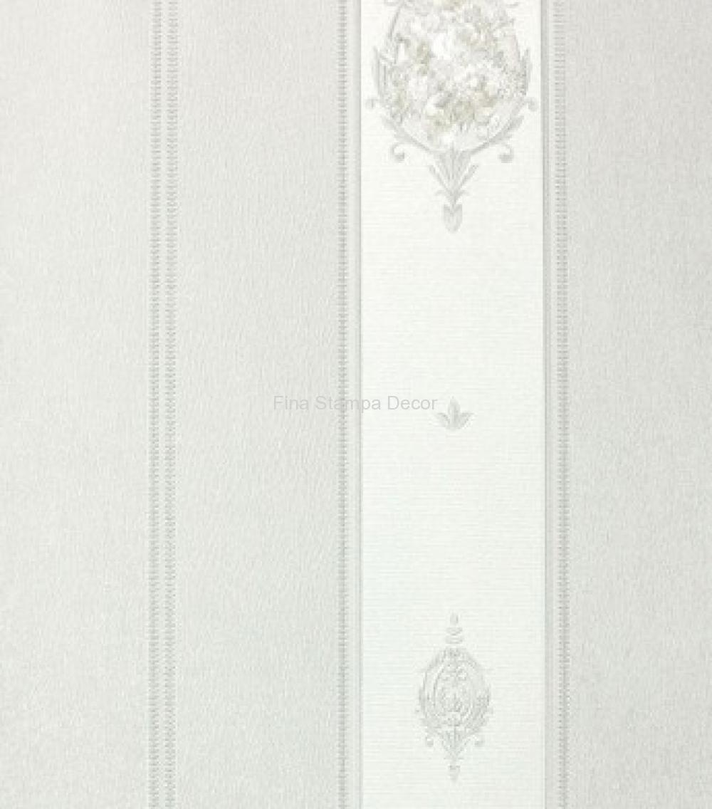 papel de parede listrado floral