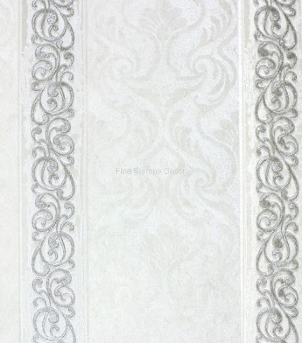 papel de parede arabesco listrado