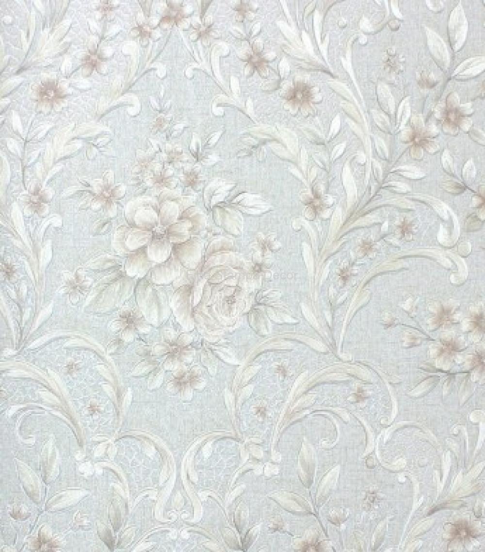 papel de parede arabesco cinza