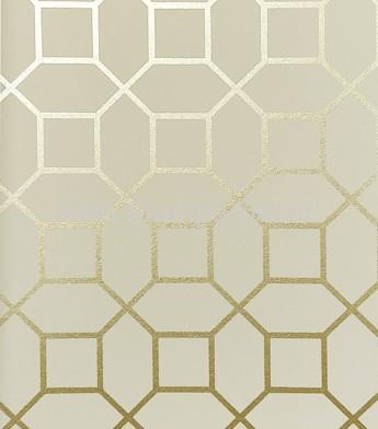 papel de parede geométrico beje