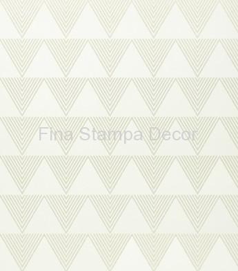 papel de parede marfim triangulos