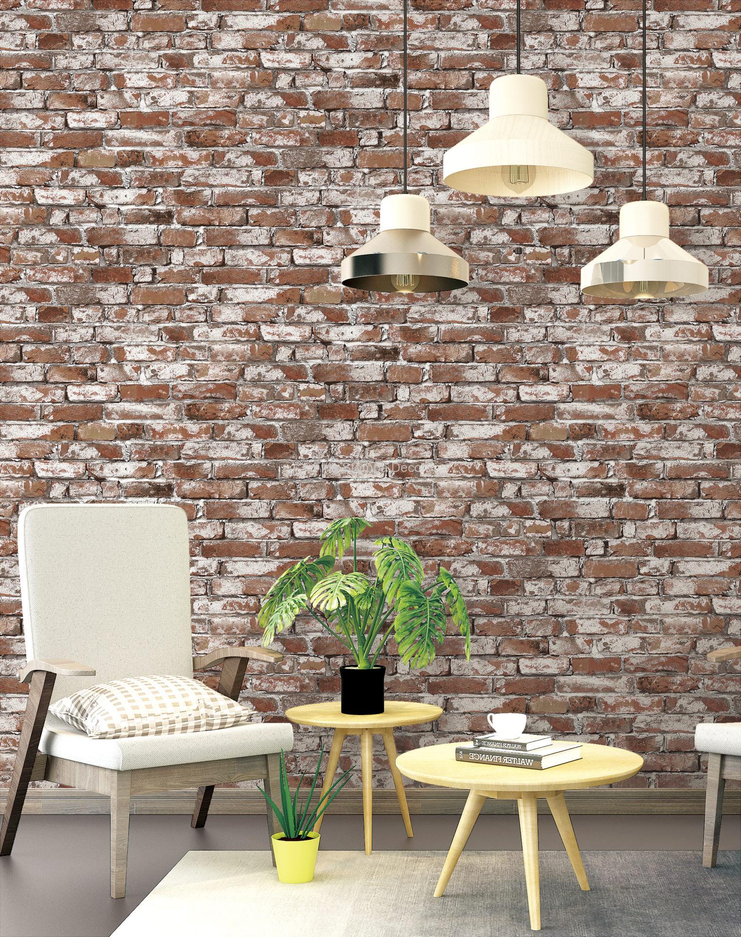 Papel de Parede Tijolo Natural - Imagem 2