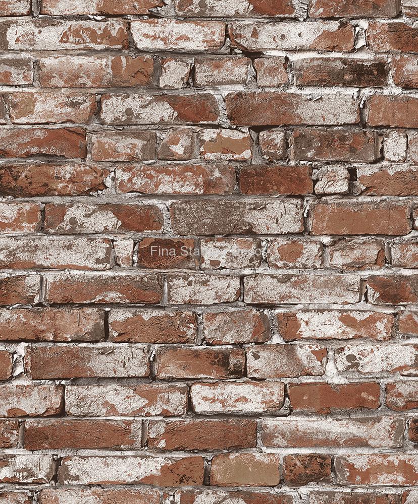 papel de parede tijolo natural