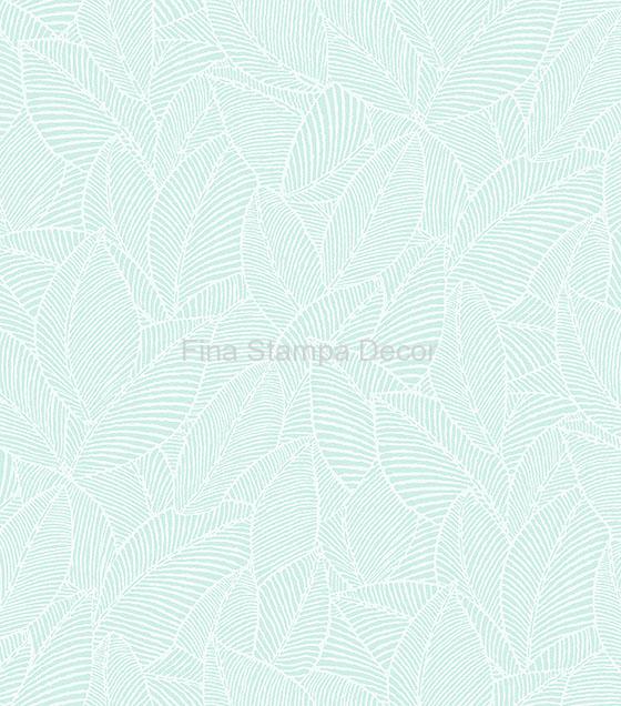 papel de parede estampa folhagem