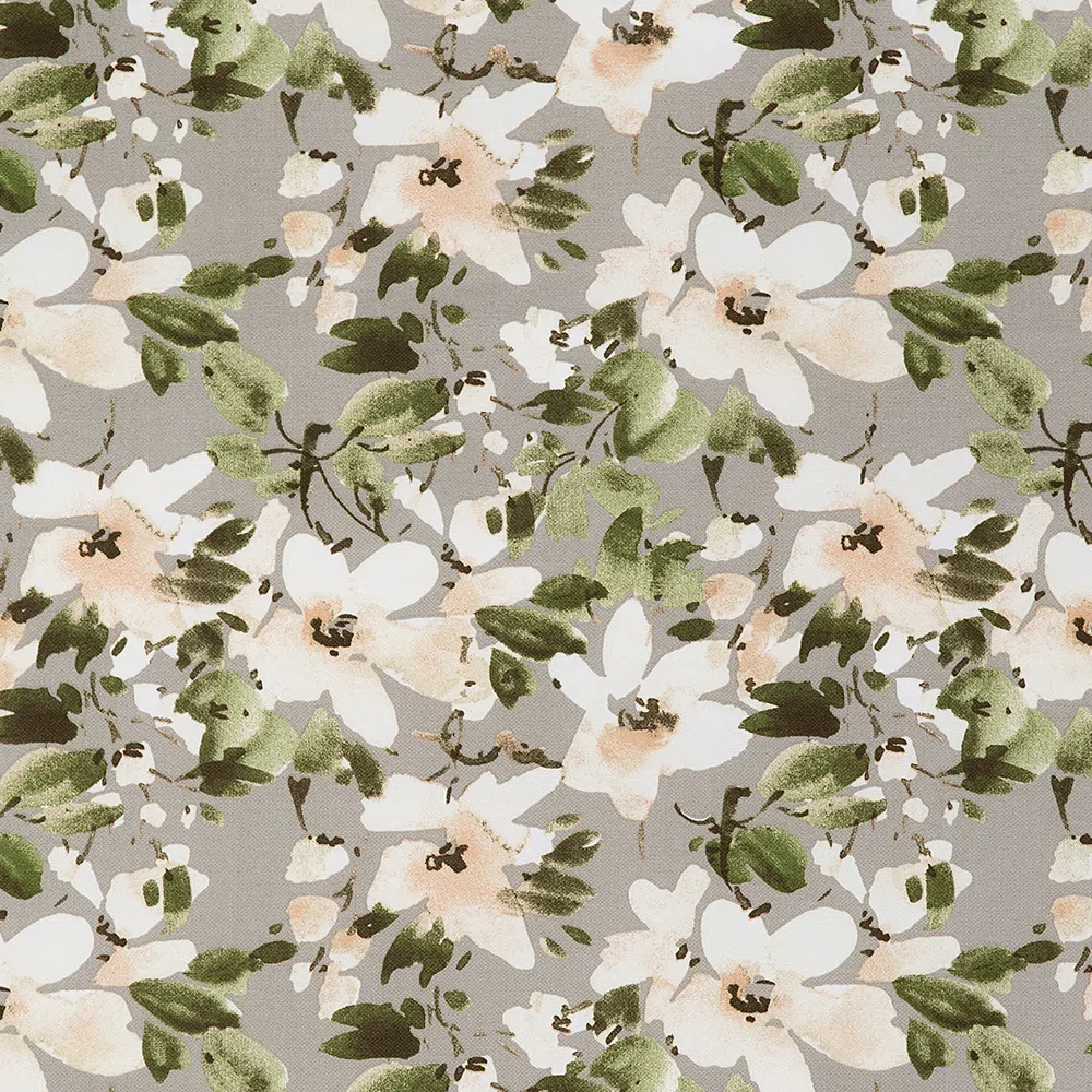 Tecido Impermeável flores brancas
