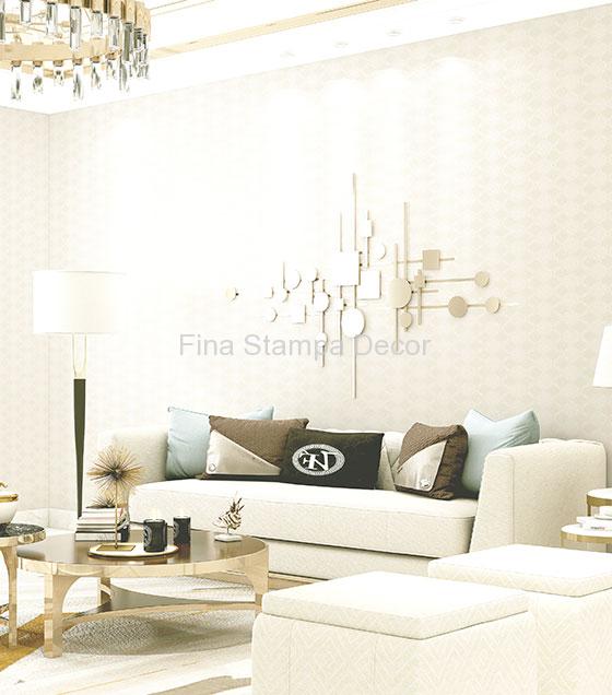 Papel de Parede Arabesco Champanhe - Imagem 2