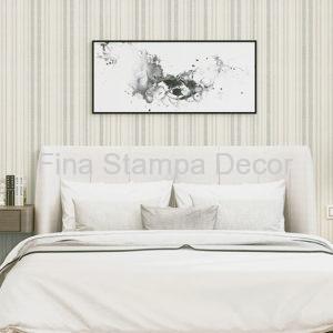 Papel de Parede listrado bege