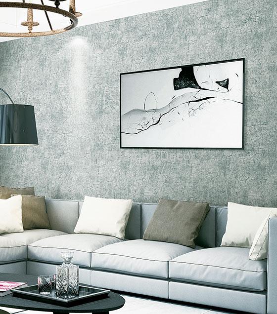 Papel de Parede Cinza Textura - Imagem 2