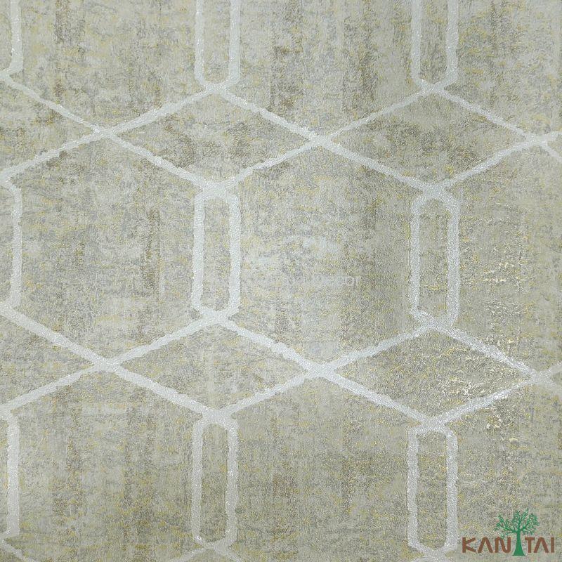 papel de parede estampa geométrica